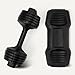 Amazon Basics Adjustable Dumbbell, 25 lb, 5 Weights, Single Dumbbell, Black