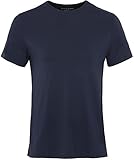 Derek Rose Men's Modal Crew Neck T-Shirt (Basel 1 Denim, X-Large)