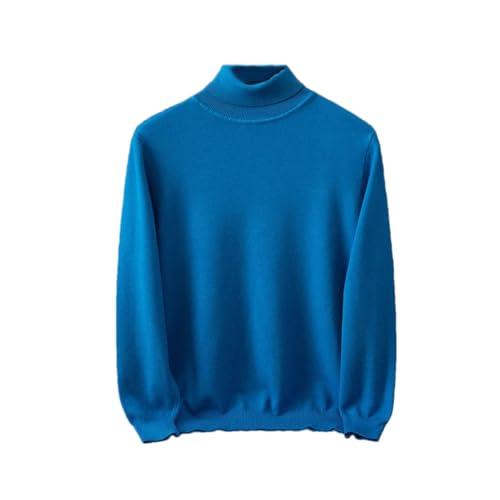Rfmfkkg Men's Soft Cashmere Sweater High Neck Pullover Casual Knit Casual Jumper Long Sleeves Tops