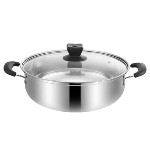 Marmite à soupe grande capacité en inox pour de savoureux ragoûts maison
