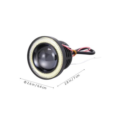 Luces LED para coche tipo ojos de ángel blancas para faros antiniebla estables 2 unidades 2