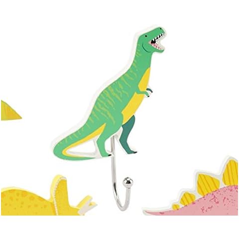 Chichi Gifts Dinosaur Design Wooden Peg Hook Cover