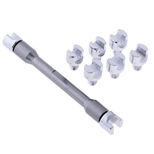 Outil de réparation de rayons de roue gris 5,4 à 6,8 mm pour tension et réglage de jante