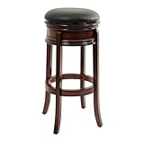 Boraam 43029 Magellan Swivel Stool, 29-Inch, Brandy
