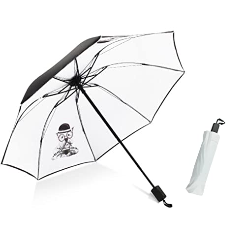 Llanxiry Compact Travel Umbrella,Windproof Waterproof Stick Umbrella Anti-Uv Protection Golf Umbrellas(Boshiquan) #TOP10