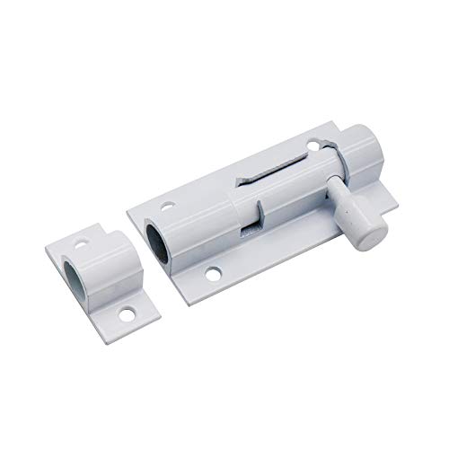 Lc Lictop White Aluminum Alloy Slide Bolt Latch Door Barrel 2 Inch Mini Security Gate Sliding Latch 4Pcs #TOP3