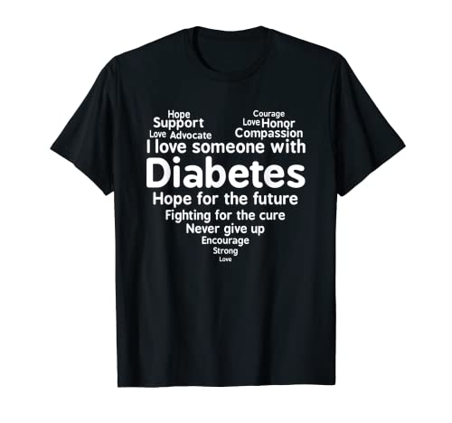 Diabetes Awareness Support Month T-Shirt T-Shirt