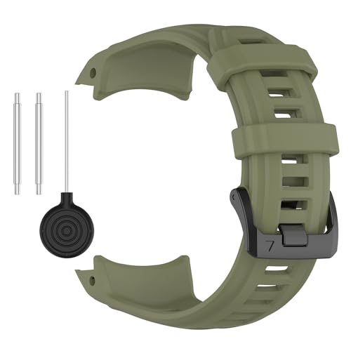 Silikon-Armb&auml;nder f&uuml;r Garmin Instinct 3 45 mm/50 mm, AMOLED-Armband, verstellbares Ersatzarmband, Sportuhrenarmband, Damen und Herren, Garmin Instinct 3 45mm AMOLED, Silikon, 0 g