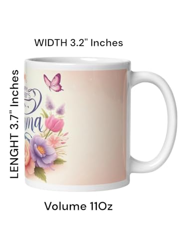Image of Better Gift Flowers Happy Mother's Day Mumma Mug, Round Shaped Multicolor Themed Coffee Mugs, Mug for Gifting, Gifting Items for Family, Friends & Closed Ones