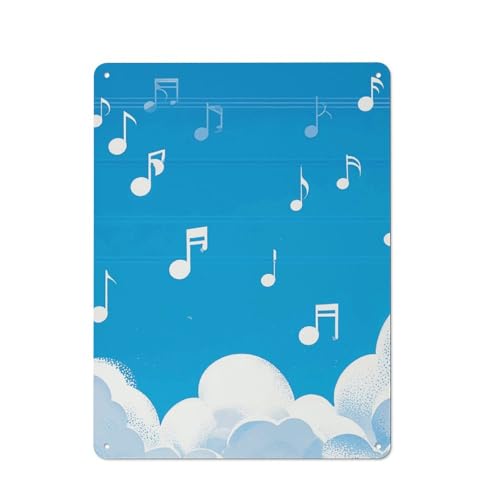 Peinture métal note de musique BVNMT au design suspendu chic pour la chambre
