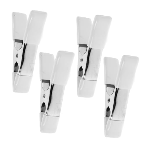 KALLORY 1set Heavy Duty Spring Clips for Backdrop Photography Ergonomic Plastic Clamps for Woodworking Fitting Hanging Sturdy Design Grip for Various Materials 4pcs