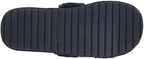 Skechers Women's Cozy Slide-Bling IT Slipper, Navy, 7 | Image 3