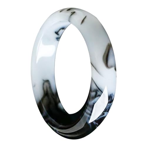 BXSMNH Black and White Jade Bangle