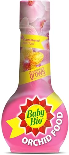 Baby Bio Orchid Food 175ml Concentrated Fertiliser for Healthy Growth and Vibrant Blooms Makes Up to 70L Feed for Strong Roots Lush Leaves and Beautiful Flowers Pink 175ml 1 Pack