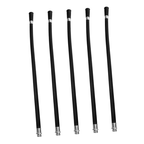 Didiseaon 5pcs Fire Extinguisher Spray Hoses Black Plastic Fire Hose Nozzles High Temperature Resistant Tubes for Home Kitchen Car Safety