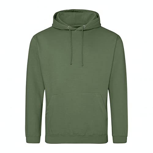 Image of COOZO Unisex College Hoodie - Earthy Green - 3XL