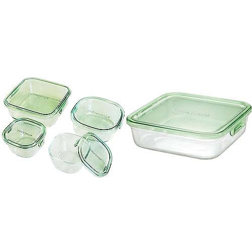 iwaki(CL) ϔMKX ۑe O[ 4Zbg pbN&W PS-PRN-4G1 & (CL) ϔMKX ۑe O[ p^ L 1.2L pbN&W KC3248N-GyZbgz