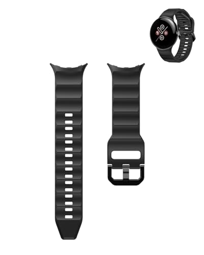 Correa de silicona deportiva para Google Pixel Watch 45mm miniatura 1