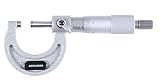 Accusize Industrial Tools 0-1'' by 0.0001'' Ultra-Precision Outside Micrometer, Eg00-0001