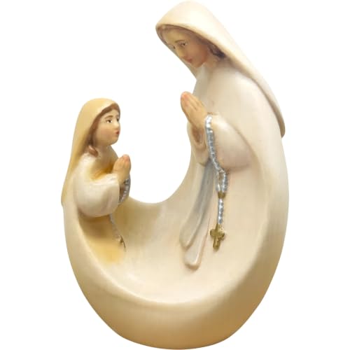 Figurine de crèche Vierge avec Bernadette pour une déco spirituelle - 3