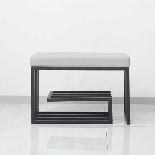 Banc à chaussures de 60 cm pour gagner de la place dans un petit salon