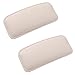2 Pièces Cojín del Reposabrazos Universal para Coche,PU Pasamanos del Coche Almohadilla Cojín Suave Cojín para Pierna Coche Almohadilla de Apoyo para La Rodilla del Lado del Chofer(Beige)
