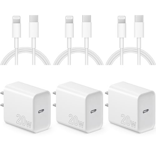 iPhone Charger Fast Charging USB C Charger iPad Charger 3-Pack Super Charger 6FT Fast Charger USB C Cable for iPhone 14/14 Pro Max/13 Pro/12 Pro Max/11 Pro Max/XS Max/ipad