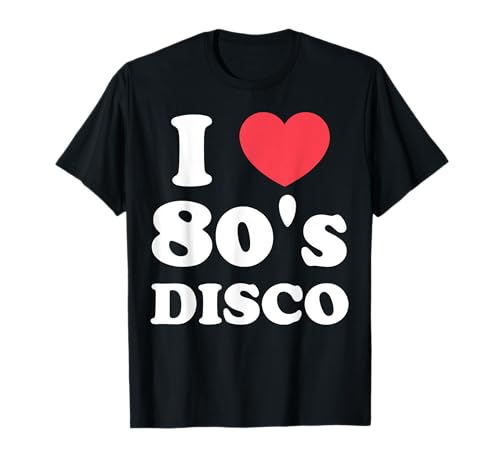 I Love 80s ディスコミュージック レトロディスコ Tシャツのサムネイル