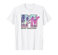 MTV Beach and Palm Tree Logo T-Shirt