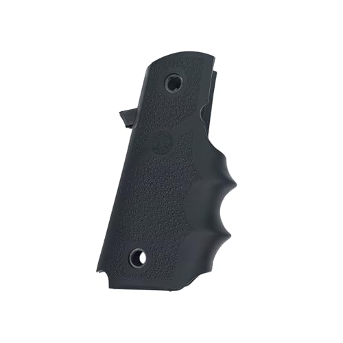 Hogue OverMolded Rubber Grip w/ Finger Grooves for Para Ordnance P-14, Black - 14000