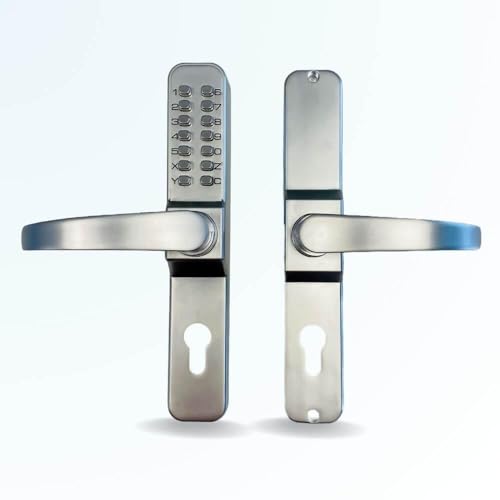 Serrure à code mécanique bt07 fonction "va et vient" - argent