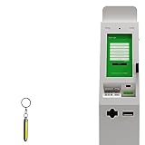 BoxWave Stylus Pen Compatible with Olea Omaha Crypto ATM (21.5 in) - Bullet Capacitive Stylus, Mini Stylus Pen with Keyring Loop - Bronze