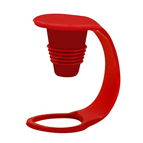 Tuut, Linha Utilidades, Kit com 2 peças de Tampa Para Garrafas de Vinho, Rolha de Silicone com Anel