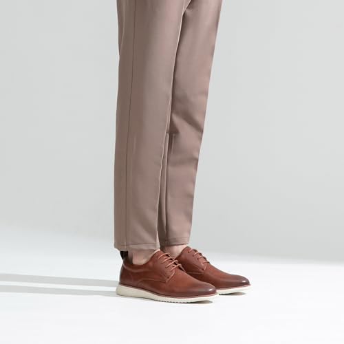 Image of Jousen Mens Dress Shoes Casual Oxfords for Wedding Party Office Church Business Formal Rubber Bottom Lightweight Sneaker Oxford Shoes for Men