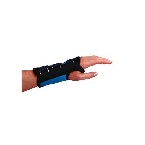 Rolyan D-Ring Wrist Braces Teal - Right XS - Regular Length - Model A6082