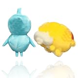 VPOWJI Pikmin Plush, Oatchi Plushies, Ice Pikmin Plushies Toy, Interestingly Plant-Like Creatures, for Game Fans Gift Kids and Adults (Yellow + Ice)