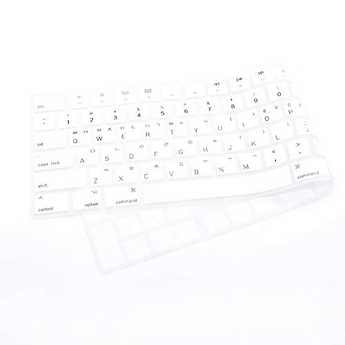 Protector de Teclado Silicona Blanco Ultra Delgado para Mac 2017 miniatura 3