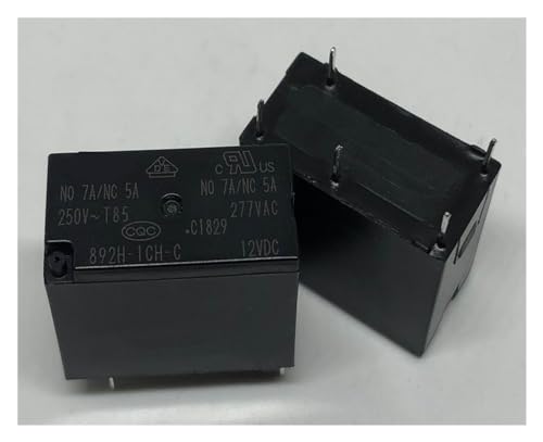 Relé de 5 pines 892H-1CH-C 12VDC para circuitos electrónicos de 7A y repuestos