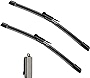 2 Factory wiper Replacement For Volvo V70 XC70 2005-2007 XC90 2005-2015 S80 2004-2006 S60 2004-2009 Original Equipment Wiper Blade Set- 24'/22' Pinch Tab(Set of 2)