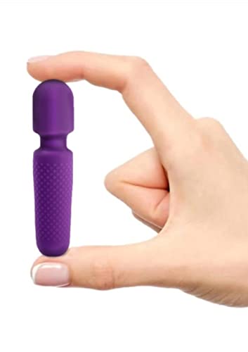Personal Massager - Handheld Mini Massager â€“ Cordless Personal Massager â€“ Ergonomic Mini Massager for Muscle Tension and Pain Relief â€“ Waterproof Silicone â€“ Quiet Mini Massager (Purple)