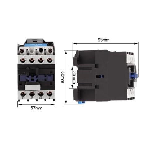 Contacteur électrique CJX2-2508(220V) triphasé 25A pour rail DIN - 2