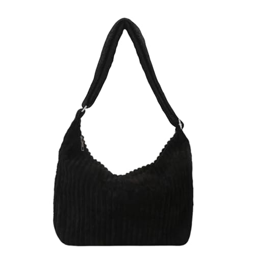 JSTHHTT Bolso Bandolera para Mujer de Pana Grande de la Compra Crossbody Bolso Bandolera con Correa de Hombro Ajustable, para Viaje, Compras, Escuela, Oficina JSTHHTT Bolso Bandolera para Mujer de Pana Grande de la Compra Crossbody Bolso Bandolera con Correa de Hombro Ajustable, para Viaje, Compras, Escuela, Oficina