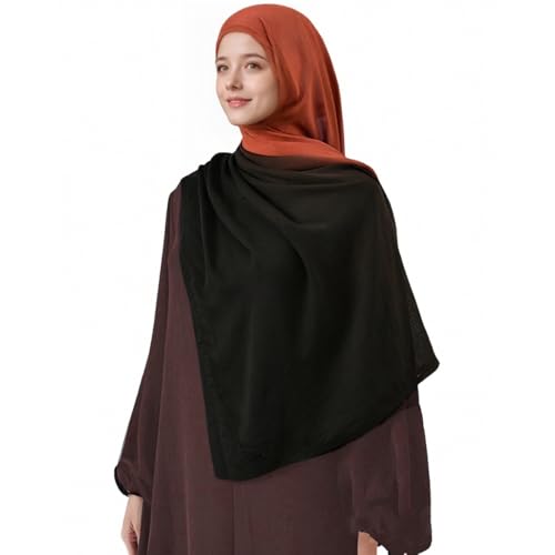 Ombre Hijab for Women Modal Muslim Hijabs Headwraps for Ramadan3