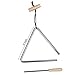 6 Inch Musical Triangle Instrument, Steel Triangle Percussion Bell With Striker