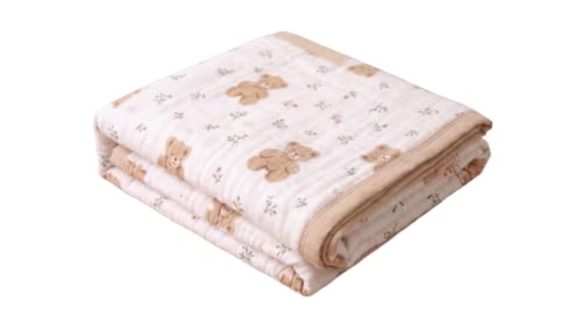 6-Layer Muslin Baby Blanket, Soft Cotton