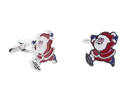 Père Noël Boutons de manchette (Fun Père Noël Boutons de manchette avec boîte cadeau) Cover