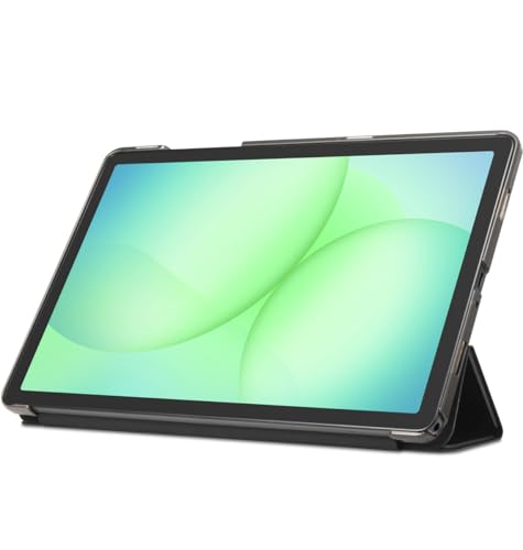 Spigen for Galaxy Tab A11+ (2025) / A9+ (2023) Case, Smart Fold Slim Tri-Fold Stand Cover with Auto Wake/Sleep, Magnetic Closure, Hard PC Back with Soft Suede Interior, 11 Inch, Black - image 9