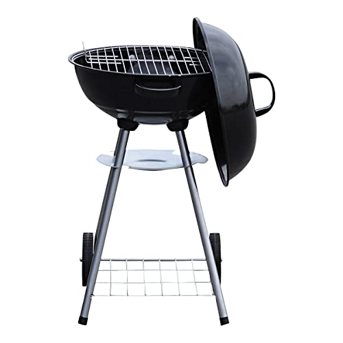 Foto von Elta Kugelblitz Standgrill Ailton Kugelgrill Holzkohle BBQ Grill Rundgrill Black
