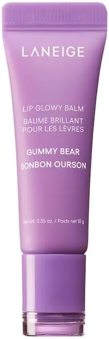 Lip Glowy Balm | Moisturizing Lip Treatment with Vitamin C + Shea Butter for Soft, Smooth and Glowing Lips | Korean Lip Balm For Dry Chapped Lips |Intense Hydration| GummyBear|10Gm