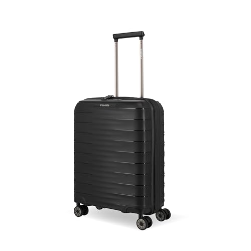 Travelite Handgepäck Koffer klein, MOOBY S, 55x40x20 cm, 2,3 kg, Kratzfeste Hartschale, mit recyceltem Material, Leichter Trolley mit 4 Doppelrollen, TSA-Schloss – passend für Lufthansa, Swiss UVM